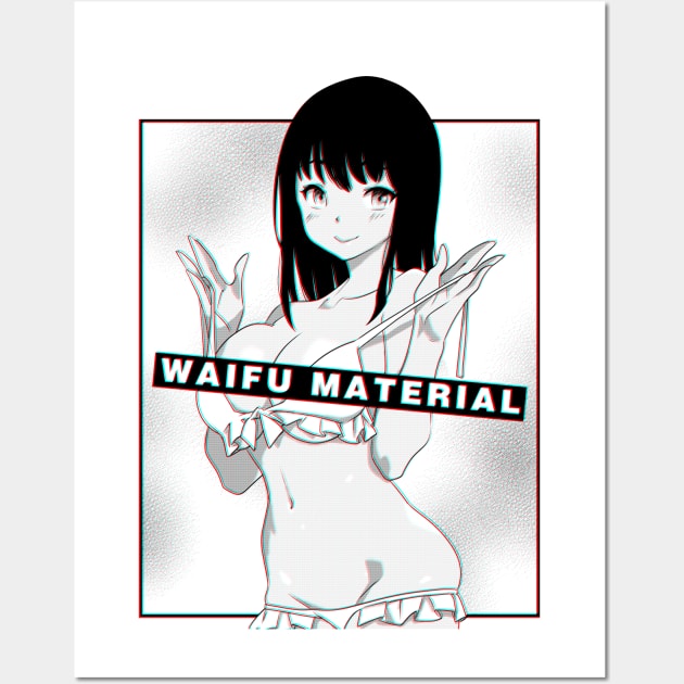 Waifu Material Wall Art by RetroFreak